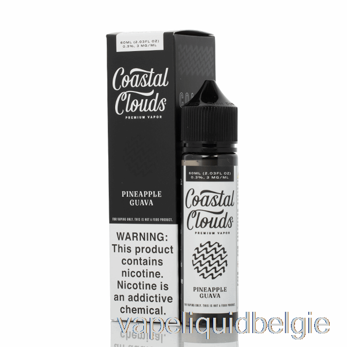 Vape België Ananas Guave - Kustwolken Co. - 60 Ml 6 Mg